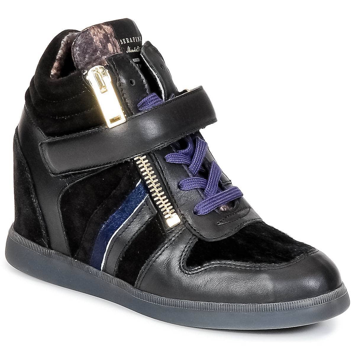 Sneakers alte Donna Serafini LEXINGTON Nero