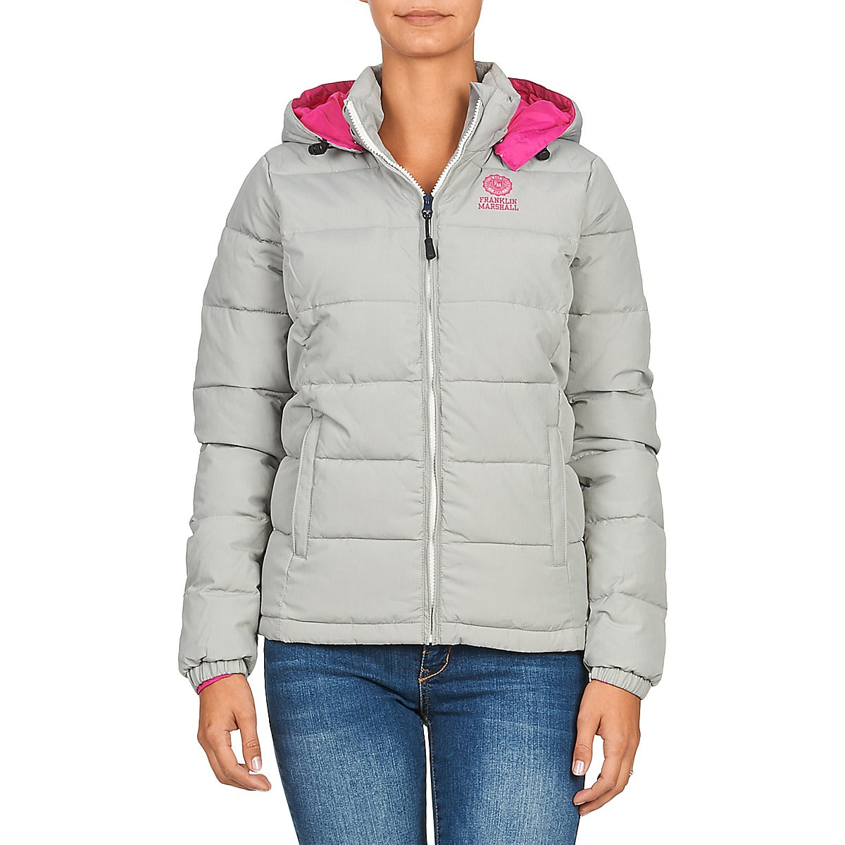 Piumino Donna Franklin & Marshall JKWCA506 Grigio