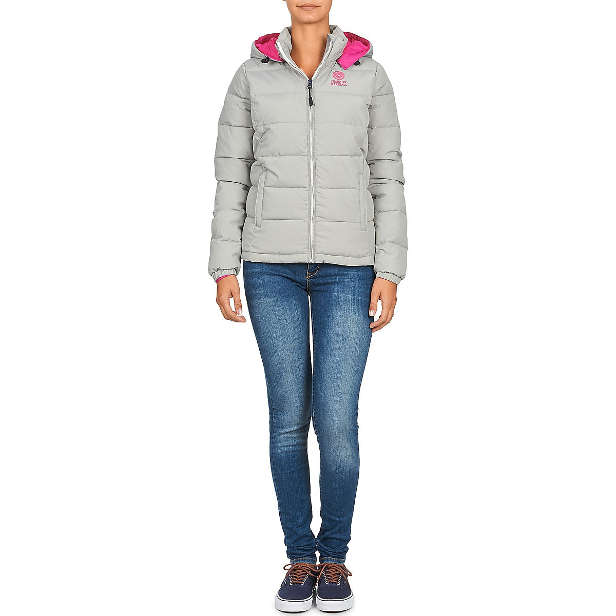 Piumino Donna Franklin & Marshall JKWCA506 Grigio