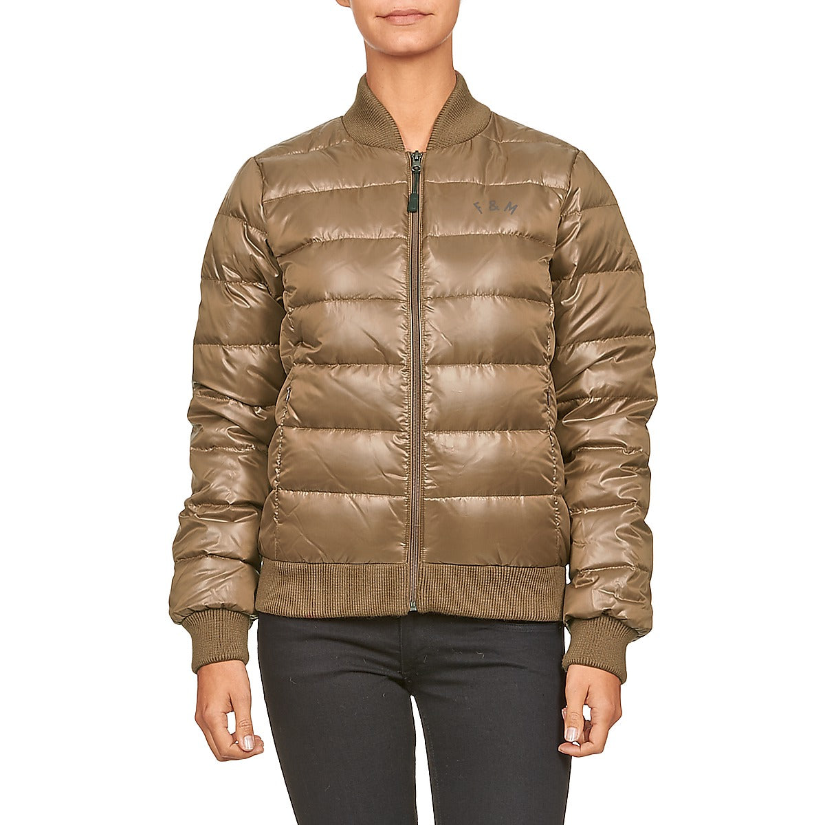 Piumino Donna Franklin & Marshall JKWAL511 Marrone