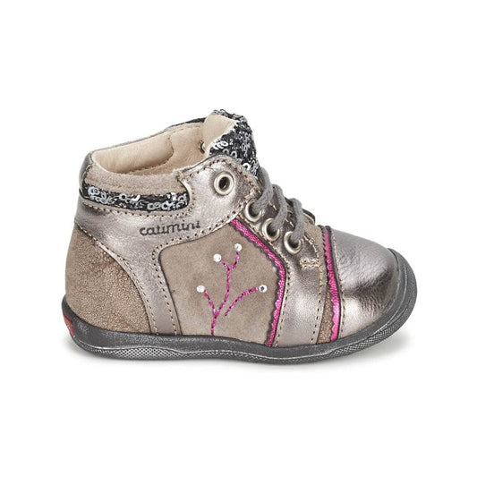 Stivaletti bambini ragazza Catimini CALINE Grigio
