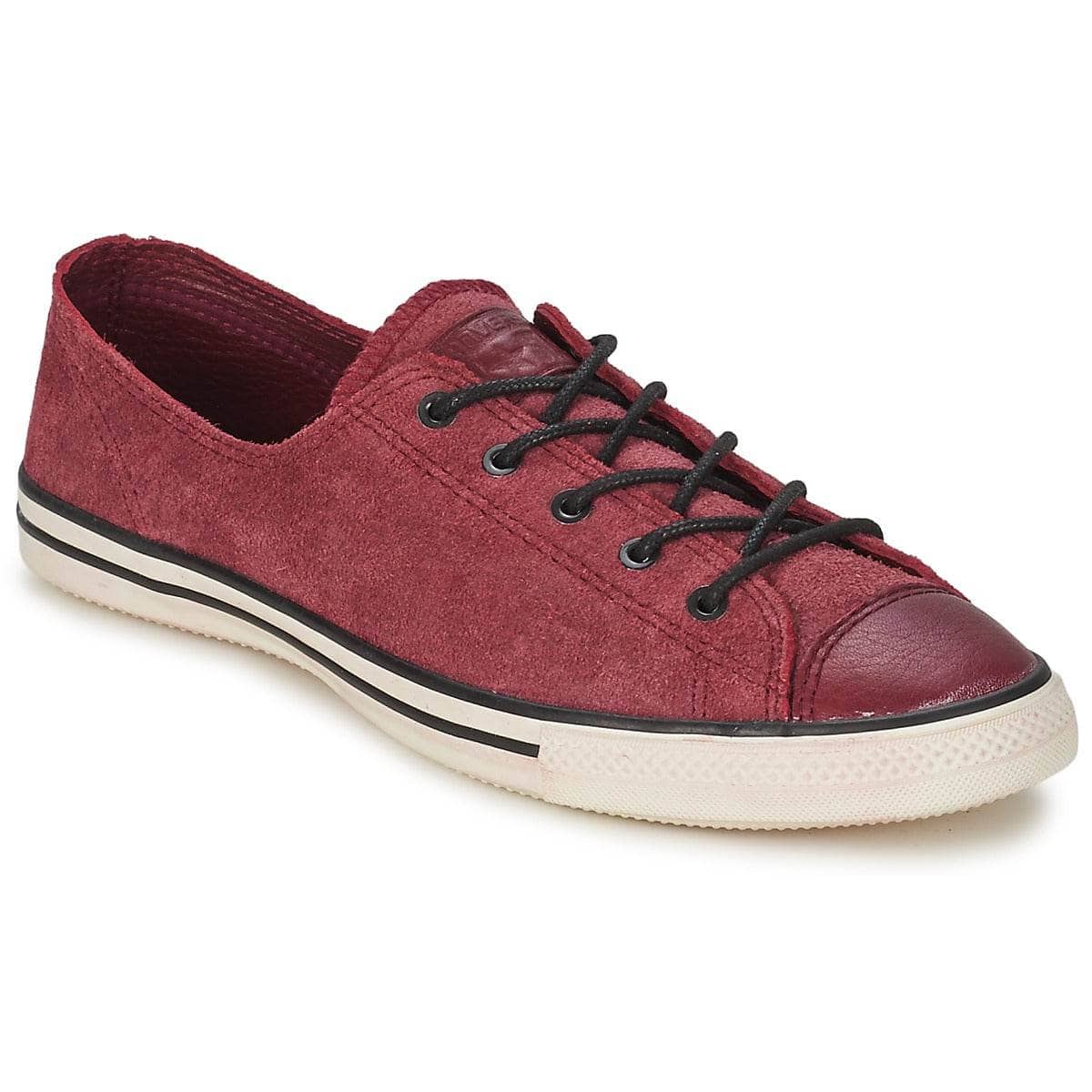 Sneakers basse Donna Converse Chuck Taylor All Star FANCY LEATHER OX Rosso