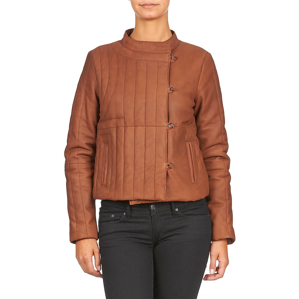 Giacca in pelle Donna Antik Batik YOANN Marrone