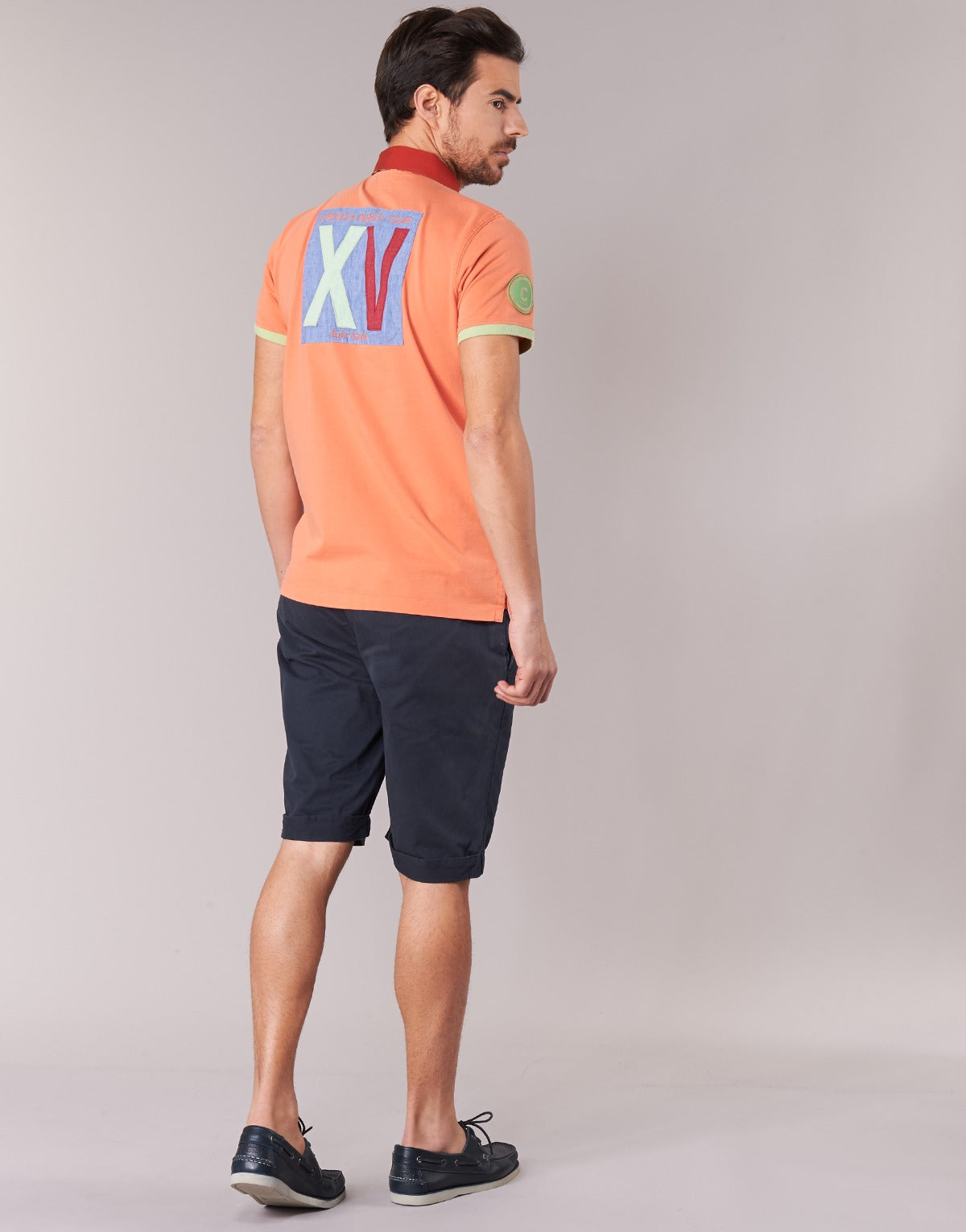 Polo Uomo Serge Blanco PRC1256 Arancio