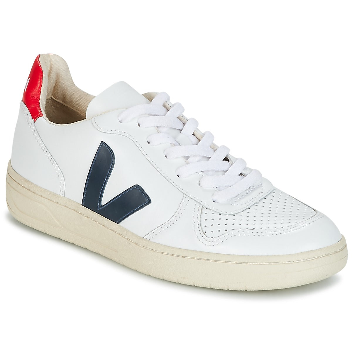 Sneakers Uomo Veja V-10 Bianco
