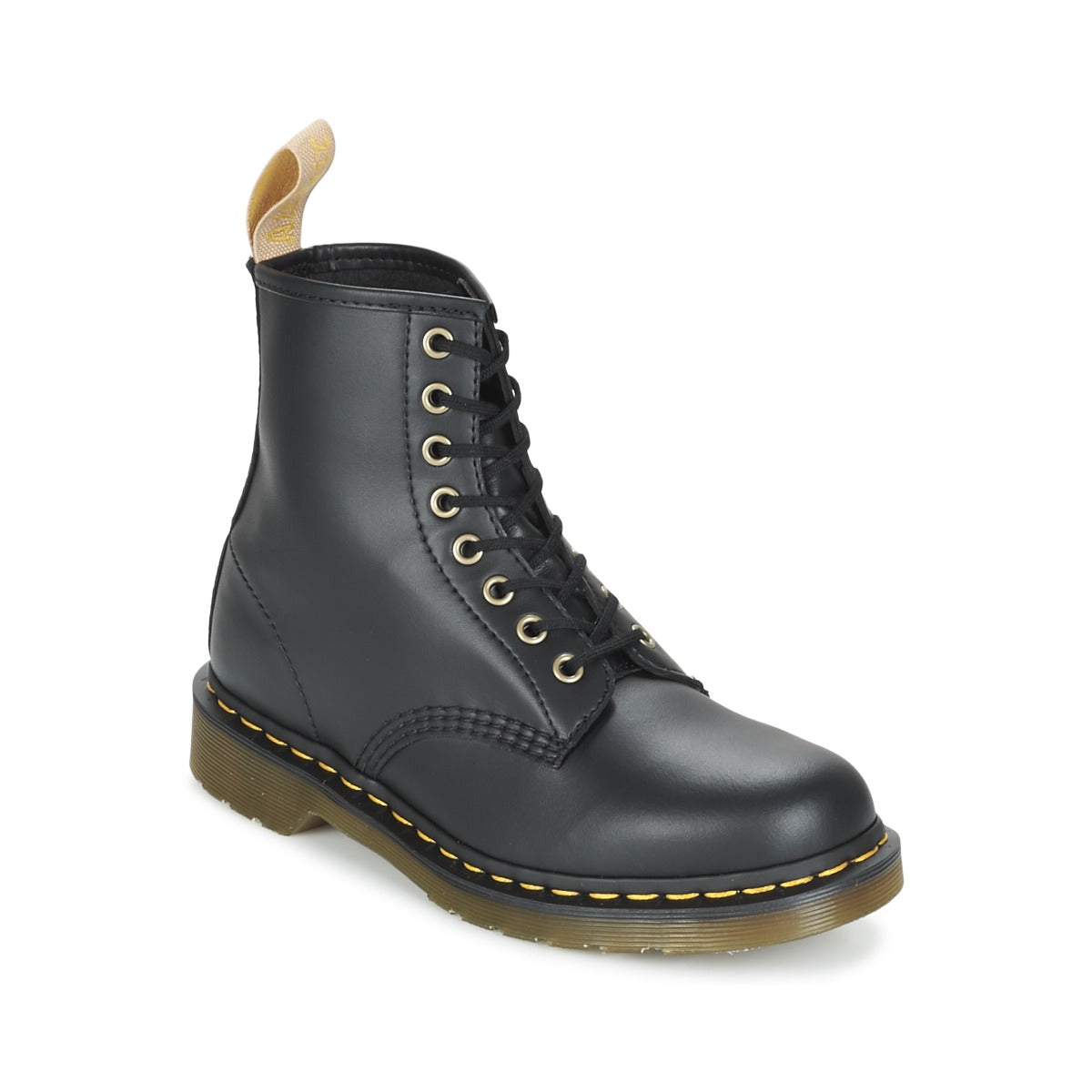 Stivaletti Uomo Dr. Martens  VEGAN 1460 BLACK FELIX RUB OFF  Nero