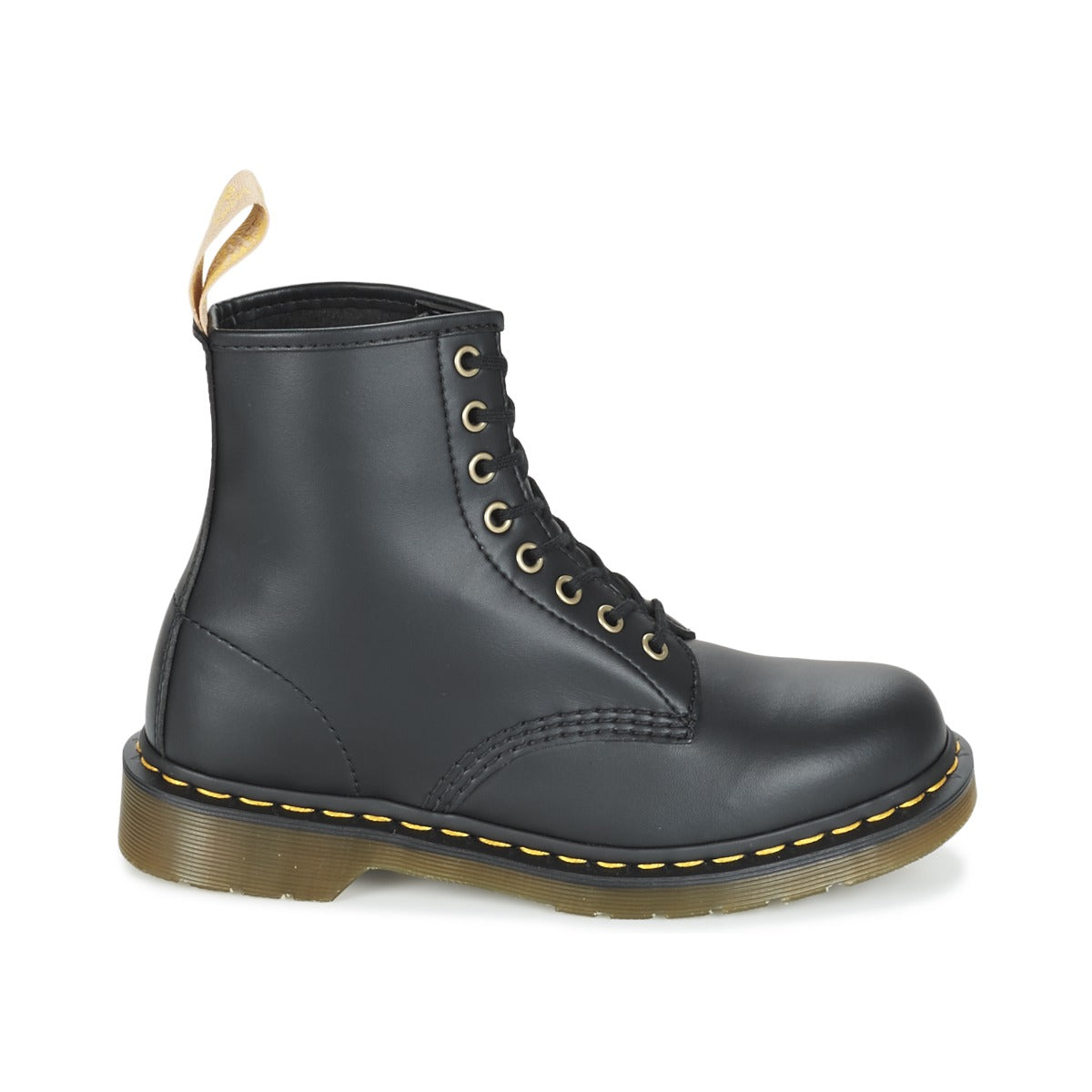 Stivaletti Uomo Dr. Martens  VEGAN 1460 BLACK FELIX RUB OFF  Nero