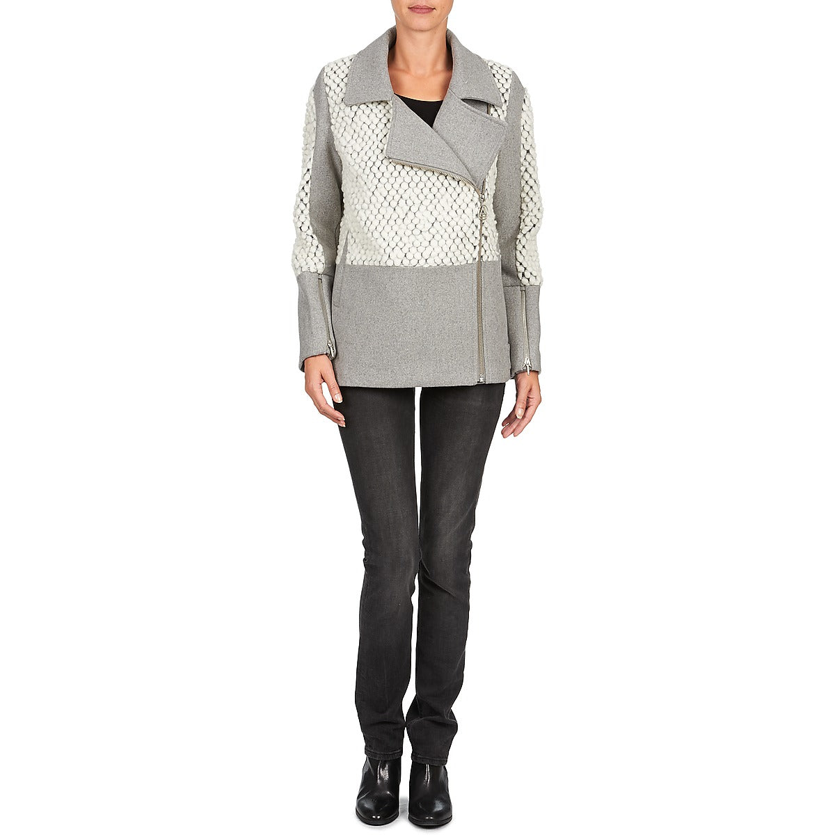 Mantella Donna Eleven Paris FLEITZ Grigio