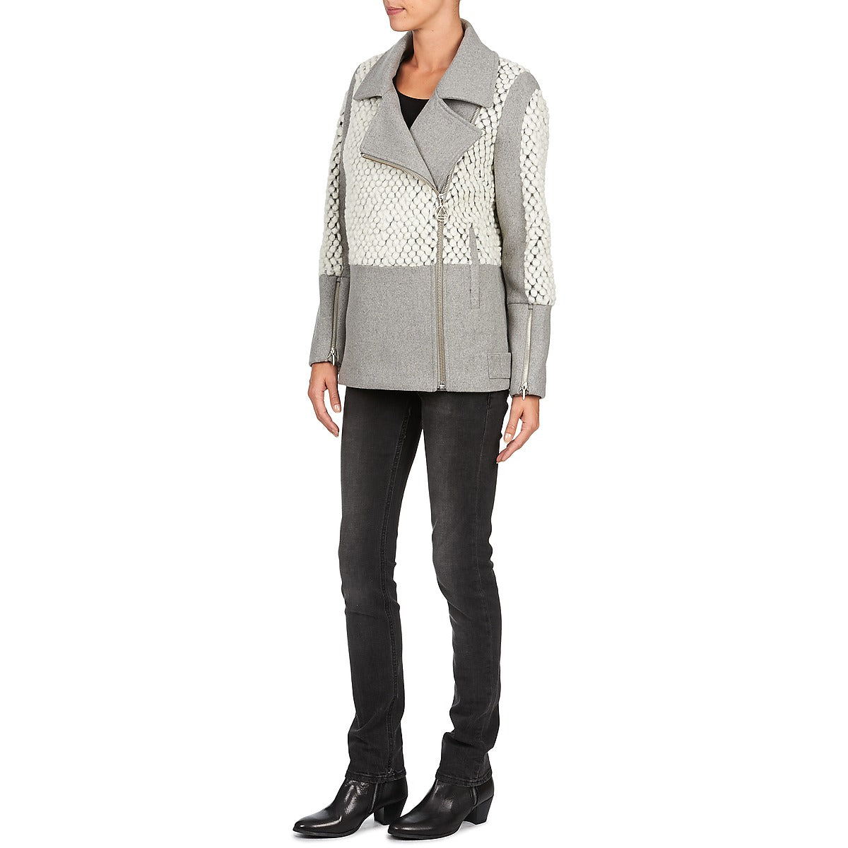 Mantella Donna Eleven Paris FLEITZ Grigio