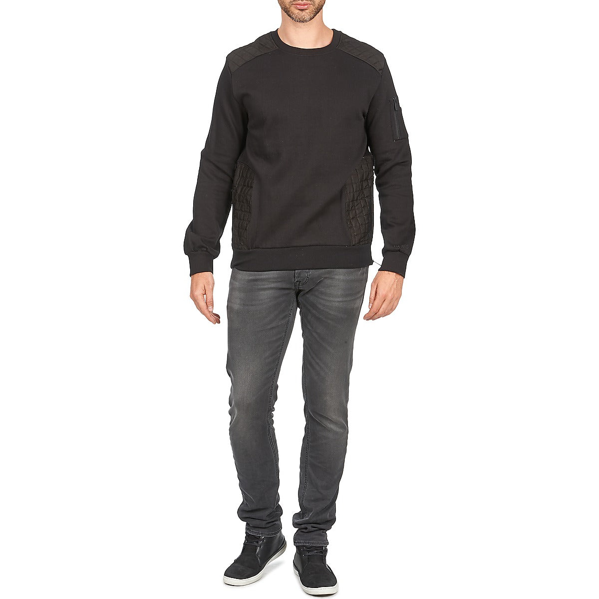 Felpa Uomo Eleven Paris KOUK Nero