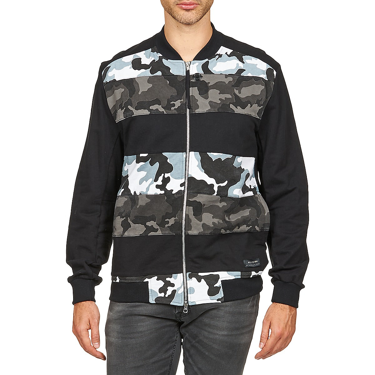 Giubbotto Uomo Religion CAMO Nero