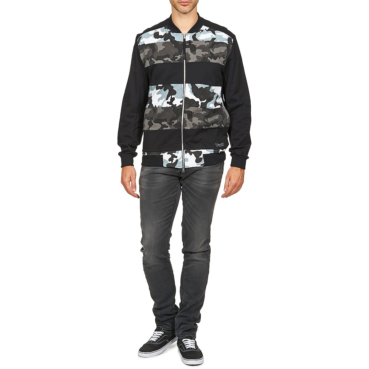 Giubbotto Uomo Religion CAMO Nero