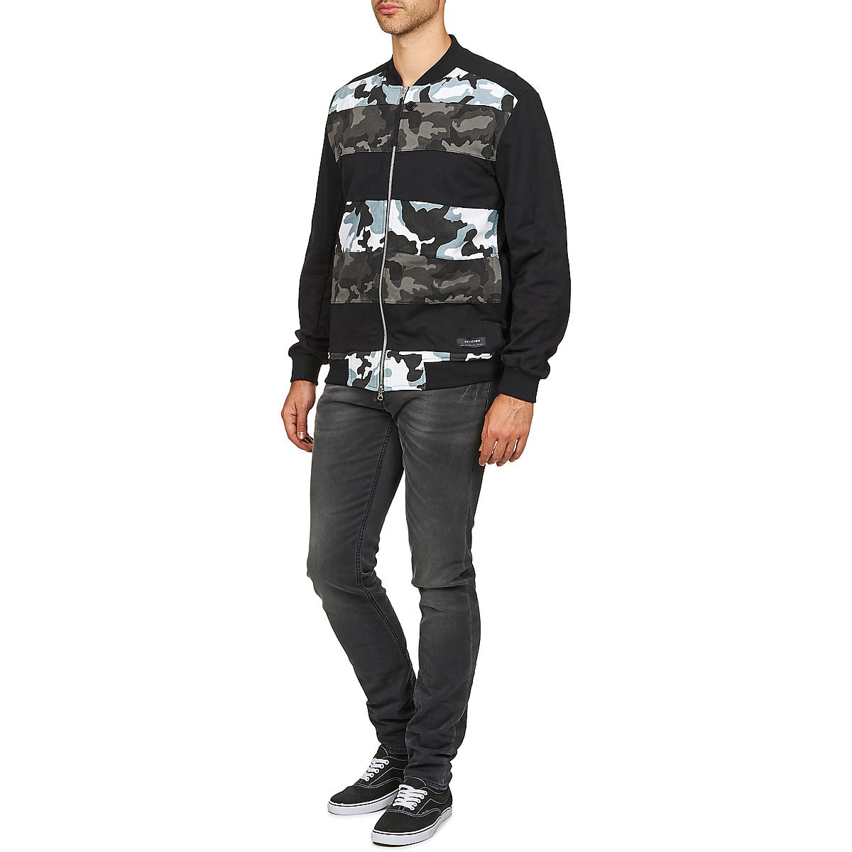 Giubbotto Uomo Religion CAMO Nero
