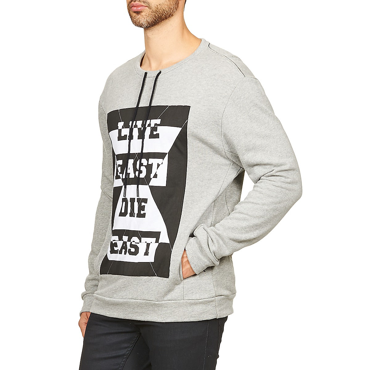 Felpa Uomo Religion MIAMI Grigio