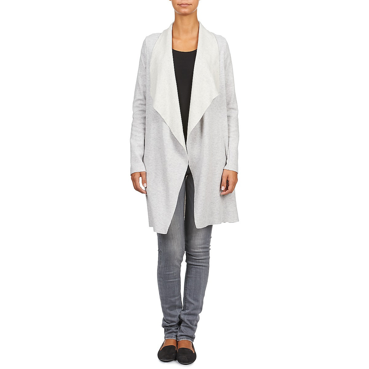 Gilet / Cardigan Donna Majestic 2002 Grigio