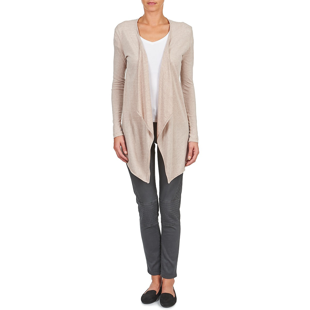 Gilet / Cardigan Donna Majestic 518 Beige