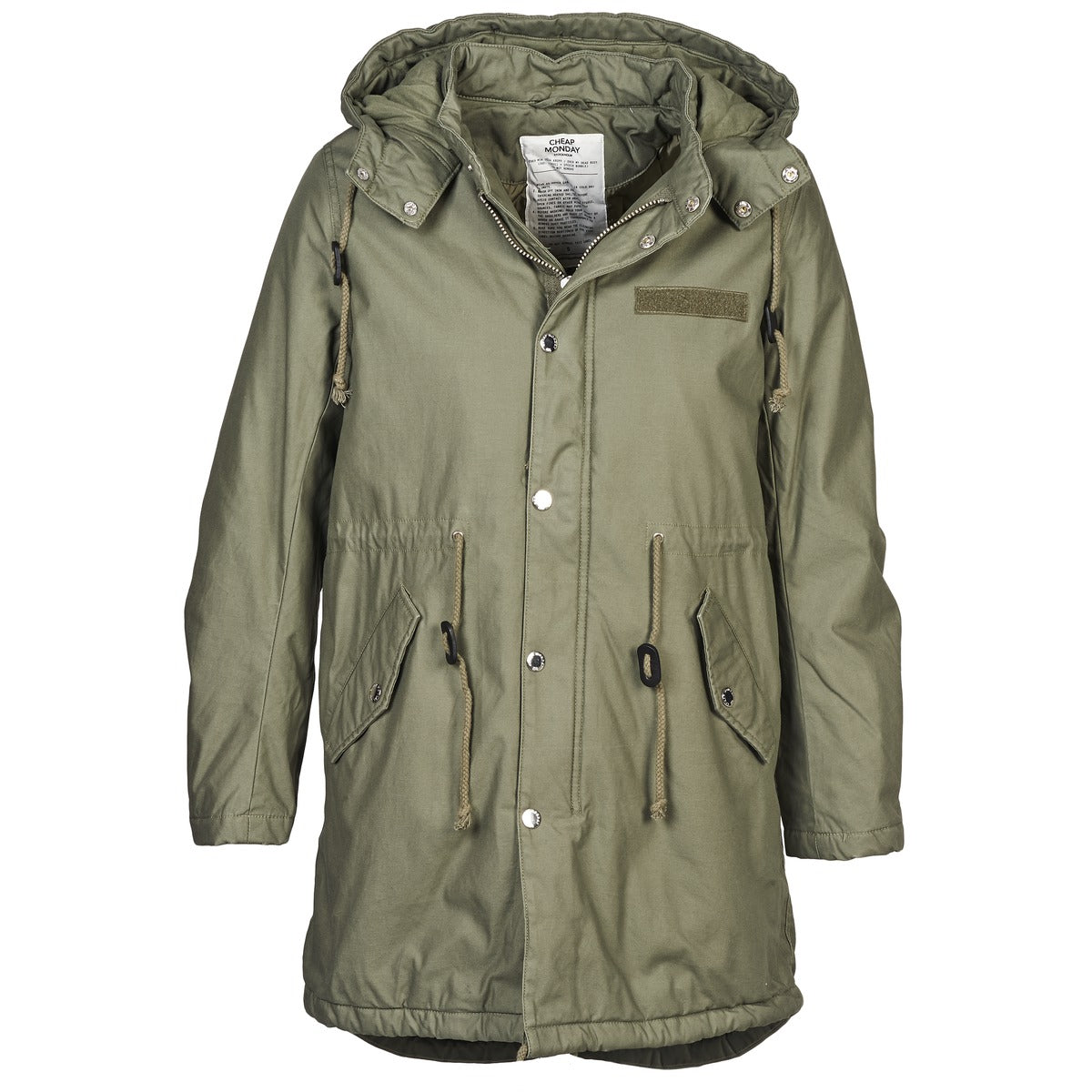Parka Donna Cheap Monday WANTED Verde