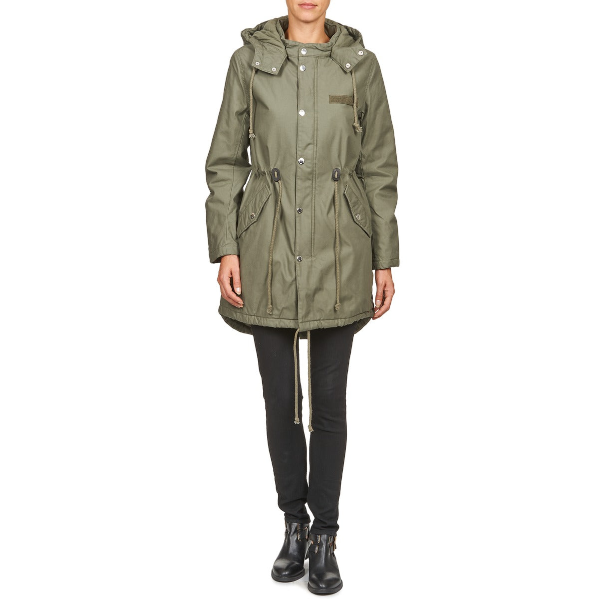 Parka Donna Cheap Monday WANTED Verde