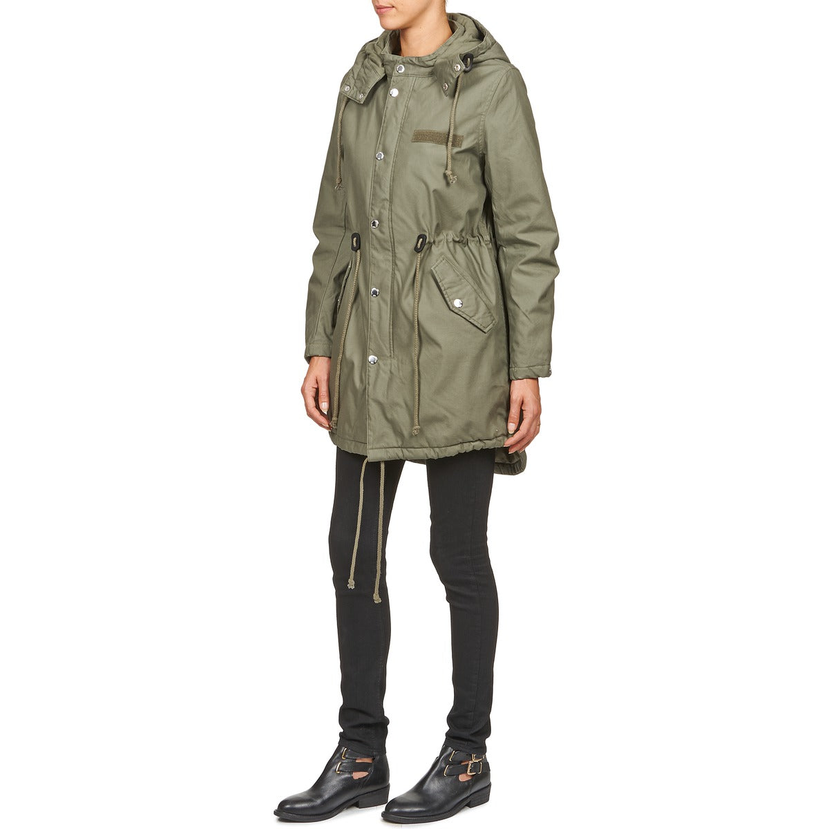 Parka Donna Cheap Monday WANTED Verde