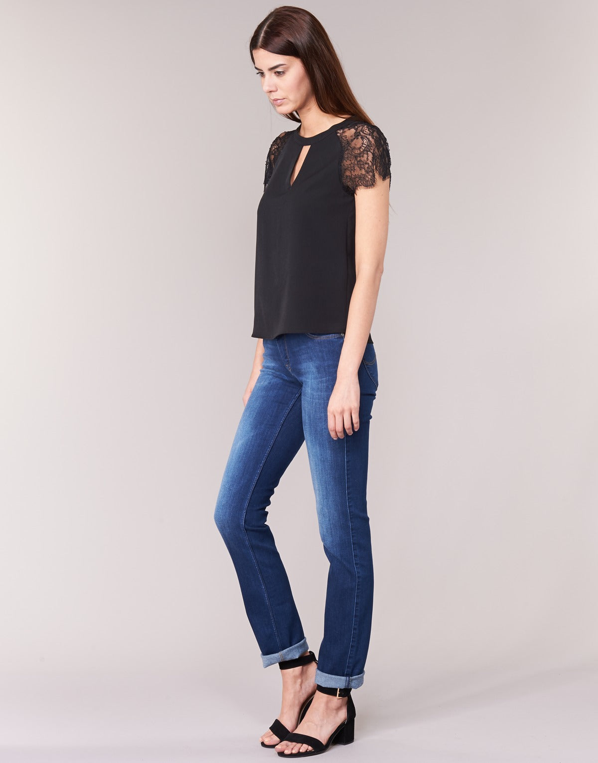 Jeans Donna Lee MARION STRAIGHT Blu