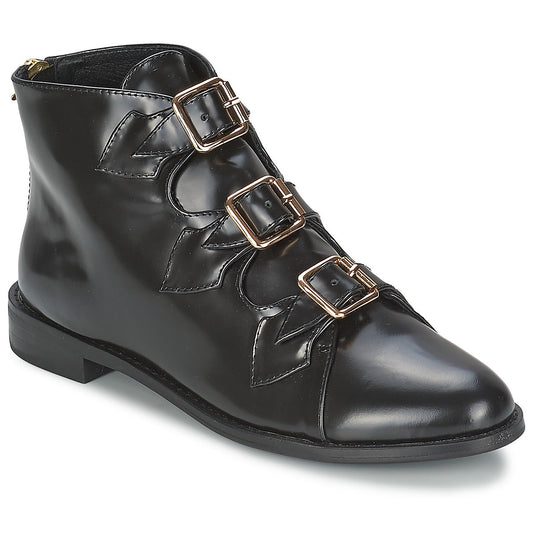 Stivaletti Donna F-Troupe Triple Buckle Boot Nero
