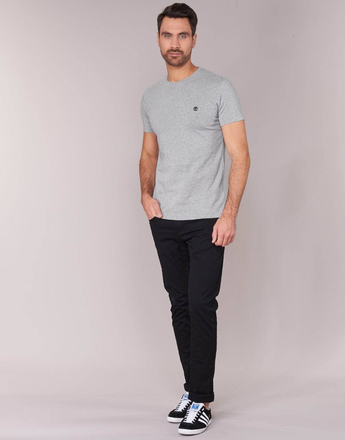 T-shirt Uomo Timberland SS DUNSTAN RIVER CREW TEE Grigio