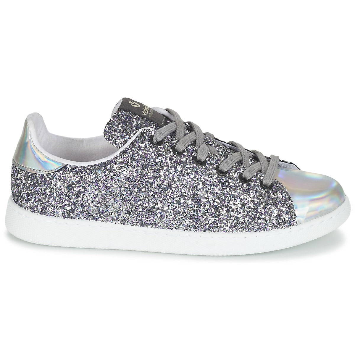 Sneakers basse Donna Victoria DEPORTIVO BASKET GLITTER Argento