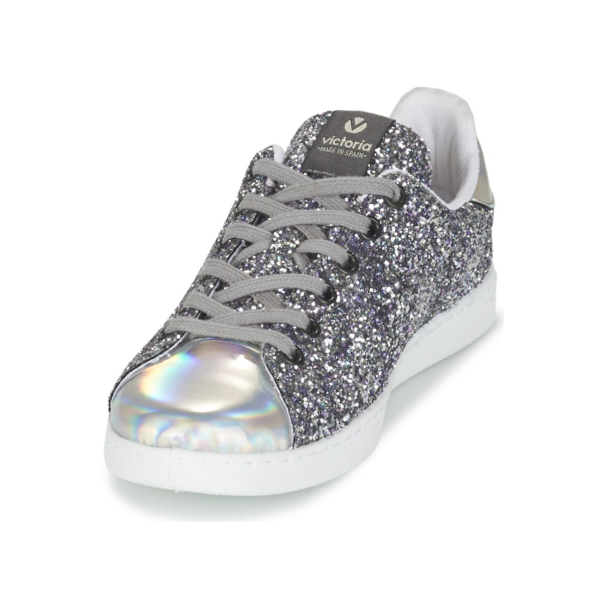 Sneakers basse Donna Victoria DEPORTIVO BASKET GLITTER Argento