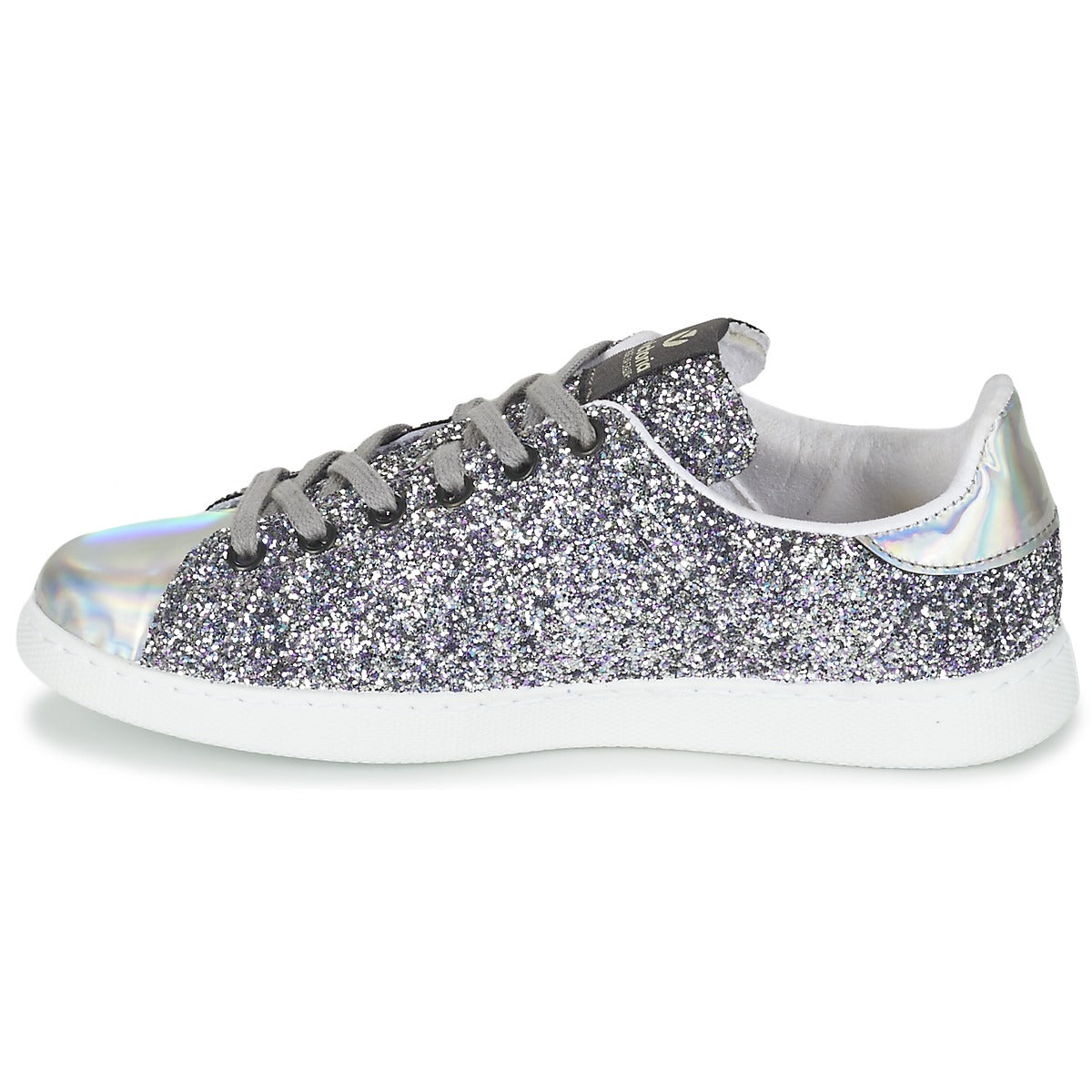 Sneakers basse Donna Victoria DEPORTIVO BASKET GLITTER Argento