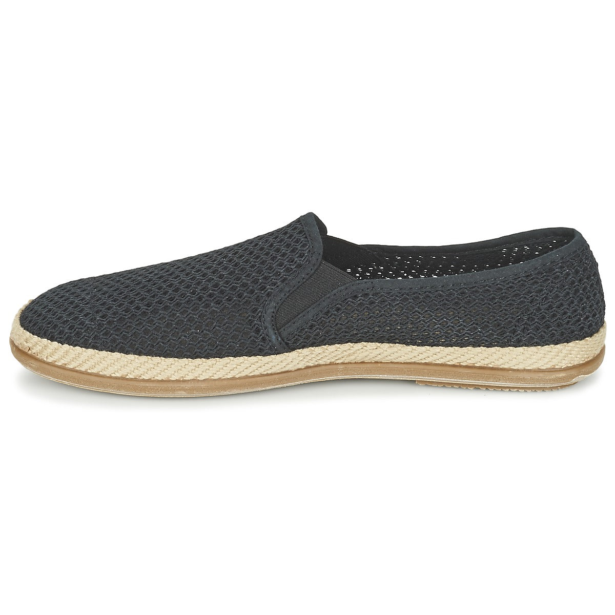 Scarpe Espadrillas Uomo Bamba By Victoria COPETE ELASTICO REJILLA TRENZA Nero