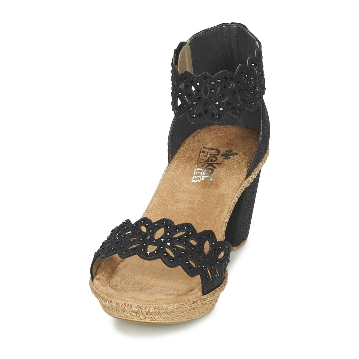 Sandali Donna Rieker POTIRASSE Nero