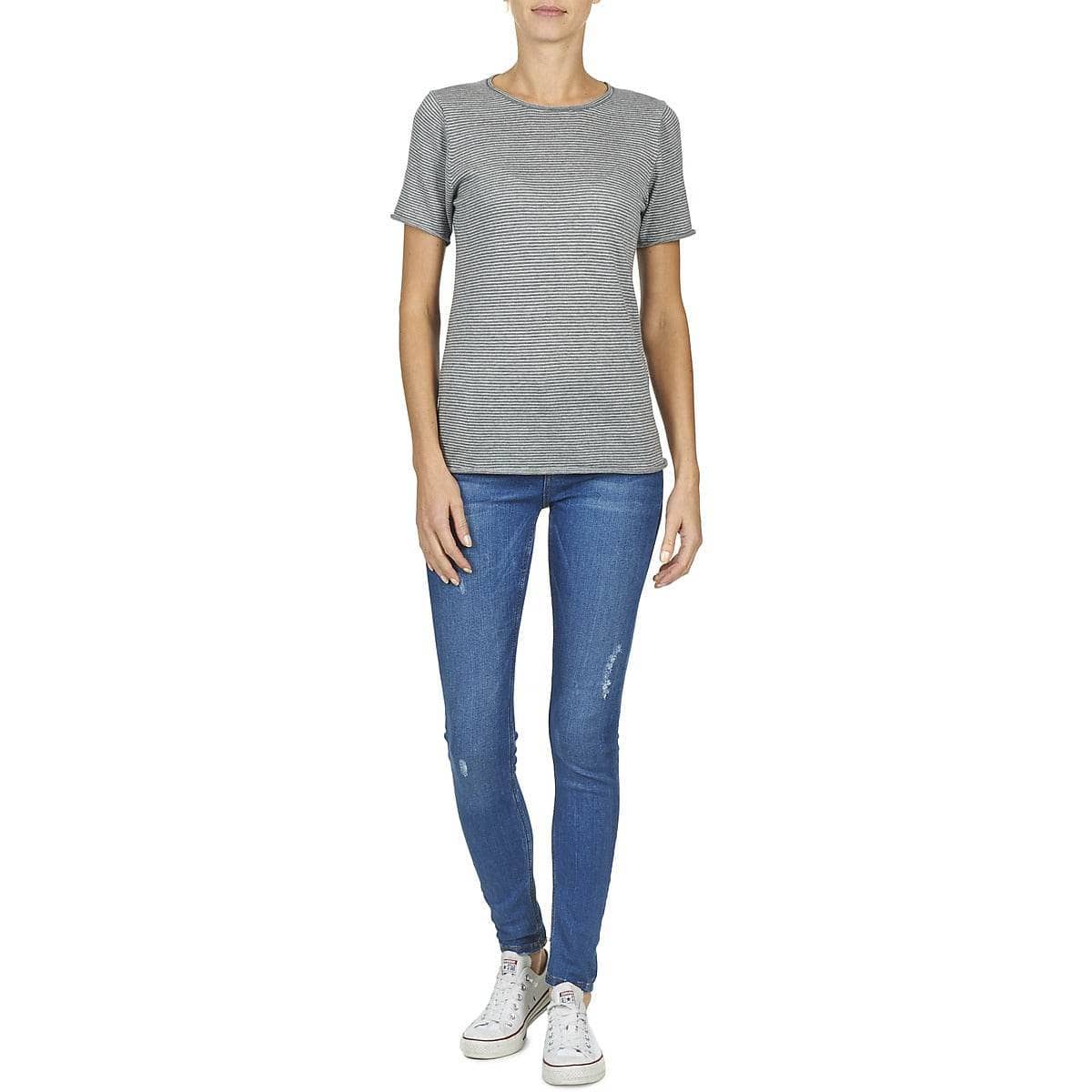 T-shirt Donna Casual Attitude GENIUS Grigio