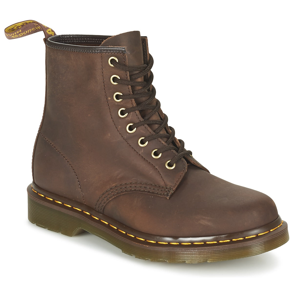 Stivaletti Uomo Dr. Martens  1460 GAUCHO CRAZY HORSE  Marrone