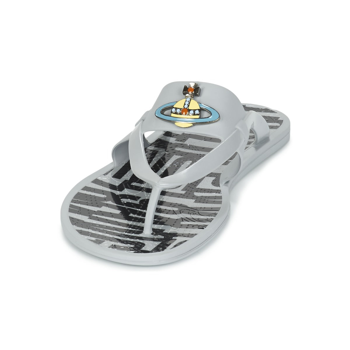 Infradito Uomo Vivienne Westwood ORB ENAMELLED SDL Grigio