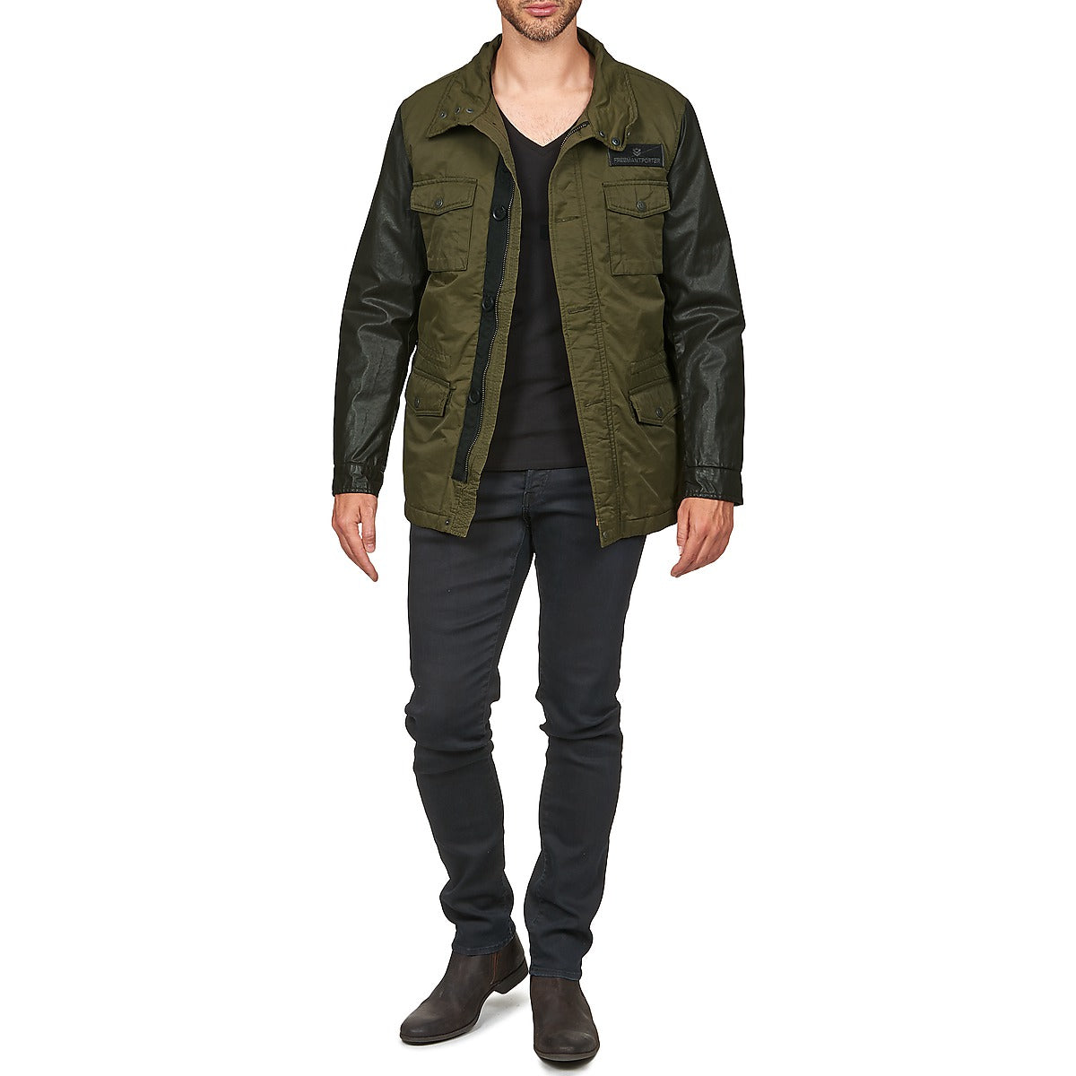 Parka Uomo Freeman T.Porter MUFFLE MIX Verde