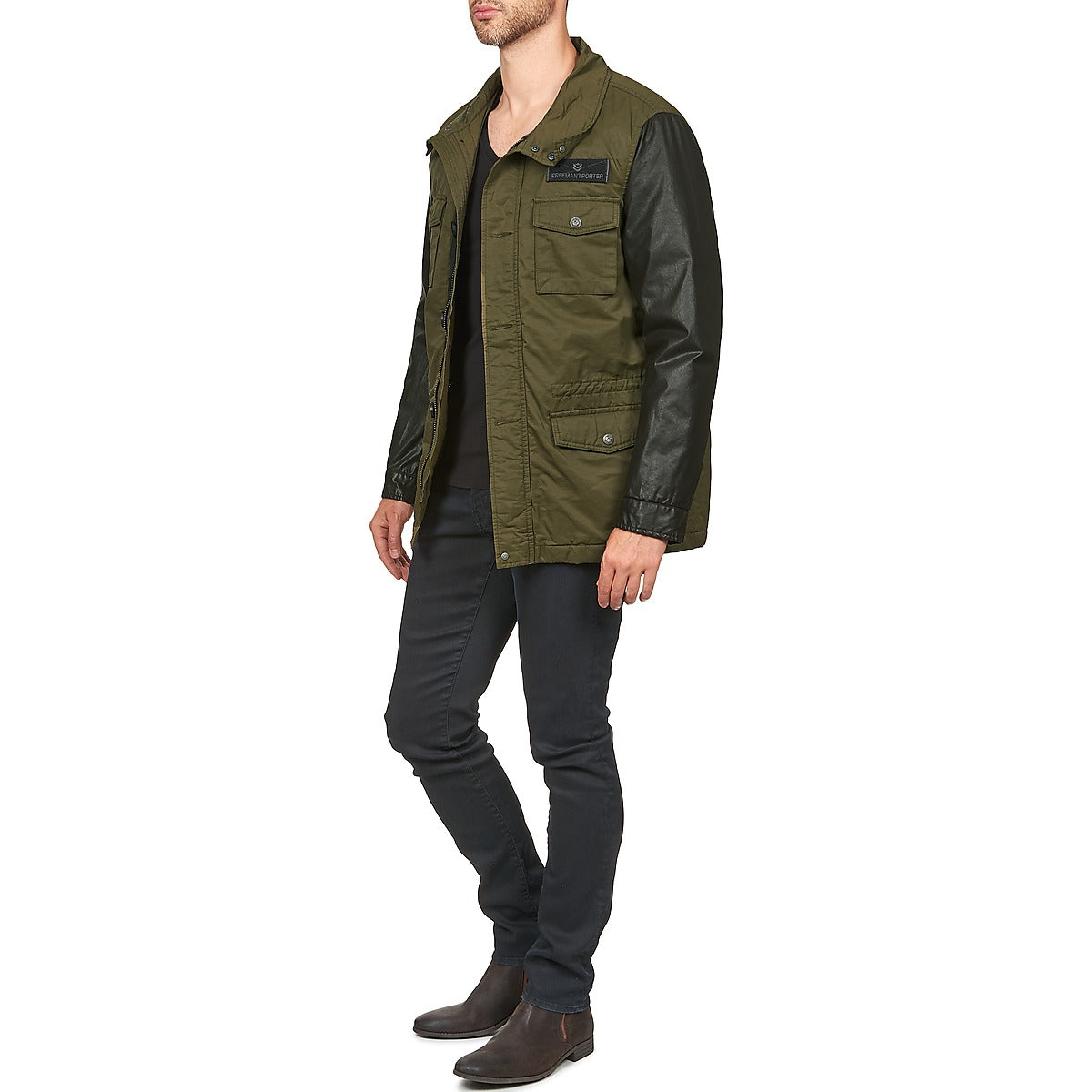 Parka Uomo Freeman T.Porter MUFFLE MIX Verde