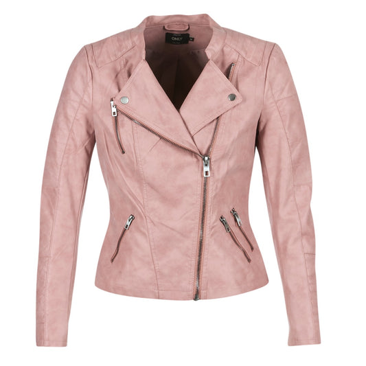 Giacca in pelle Donna Only  AVA  Rosa
