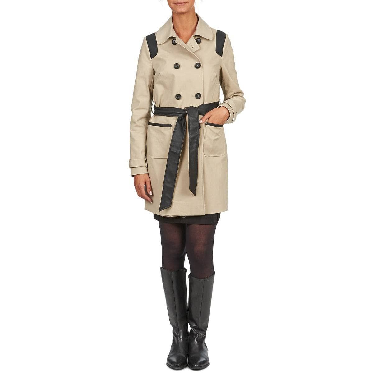 Trench Donna Naf Naf BARTABA Beige