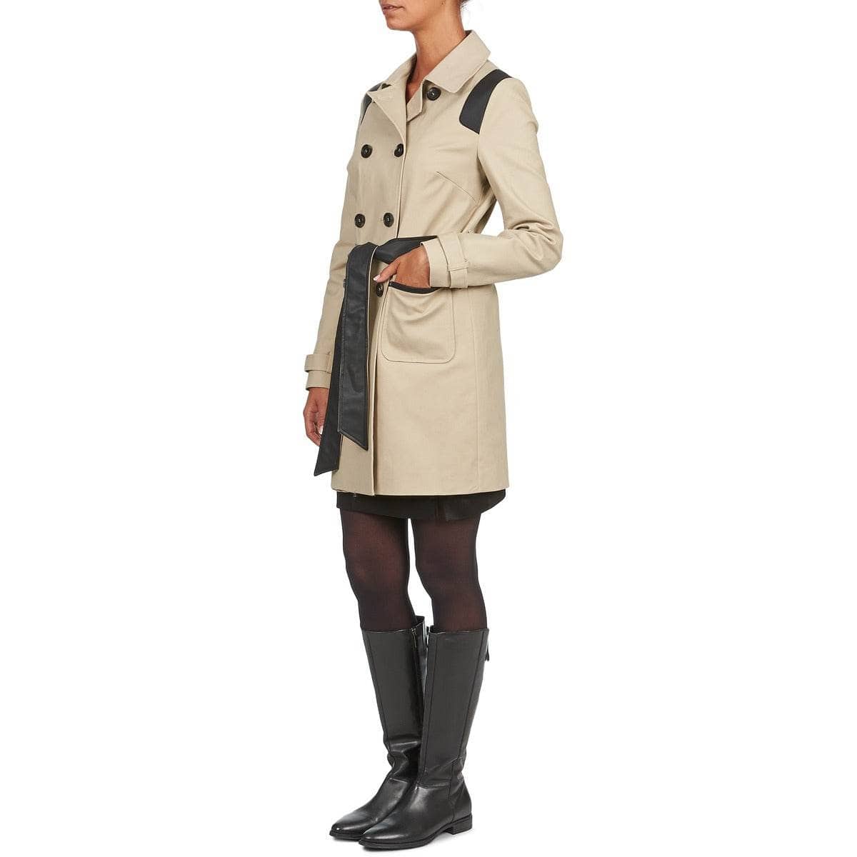 Trench Donna Naf Naf BARTABA Beige