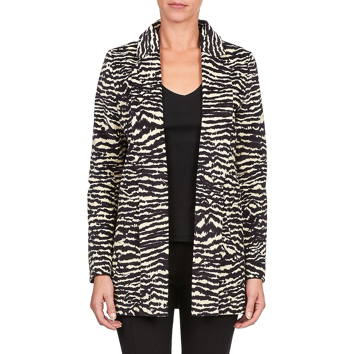 Mantella Donna Naf Naf DEBOA Nero