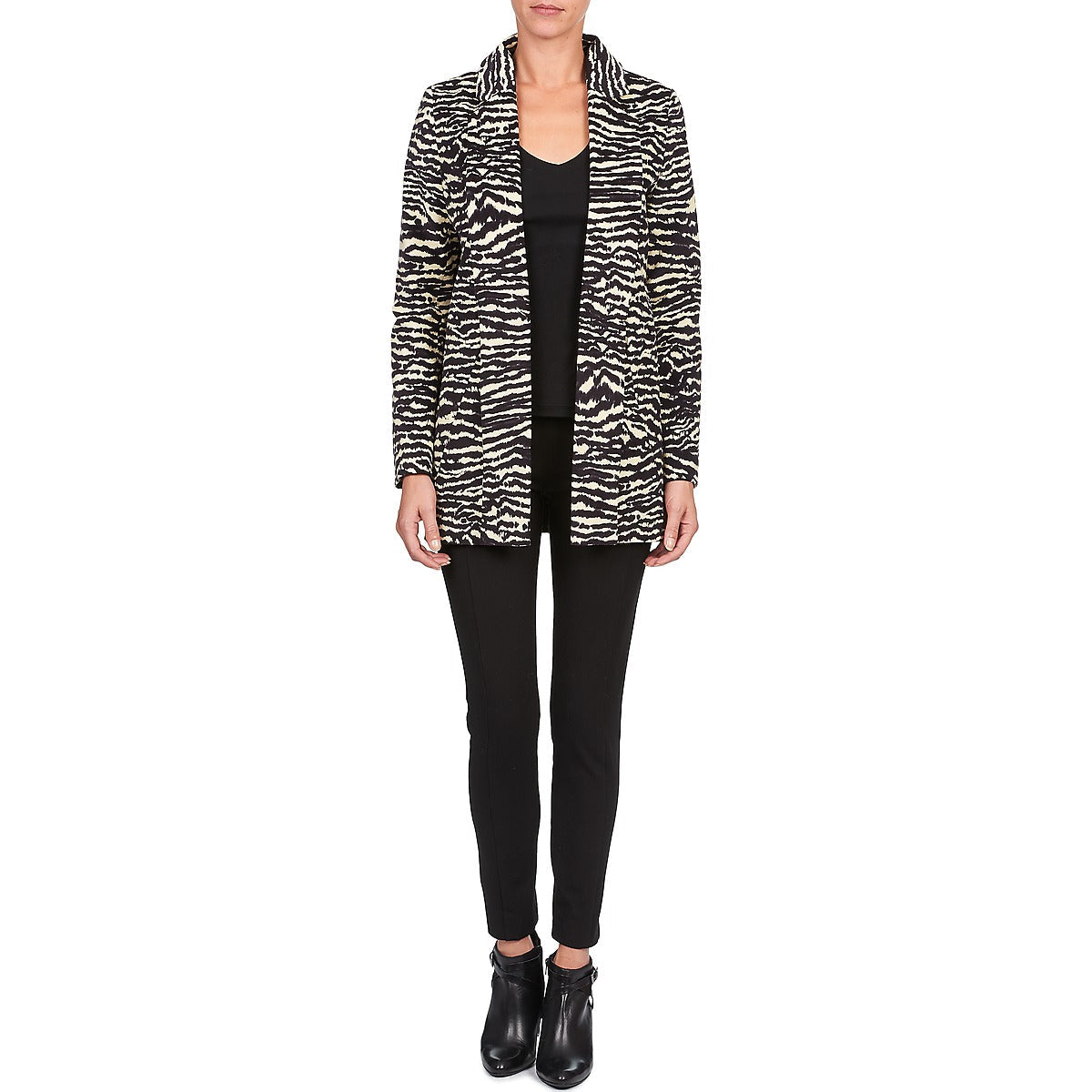 Mantella Donna Naf Naf DEBOA Nero