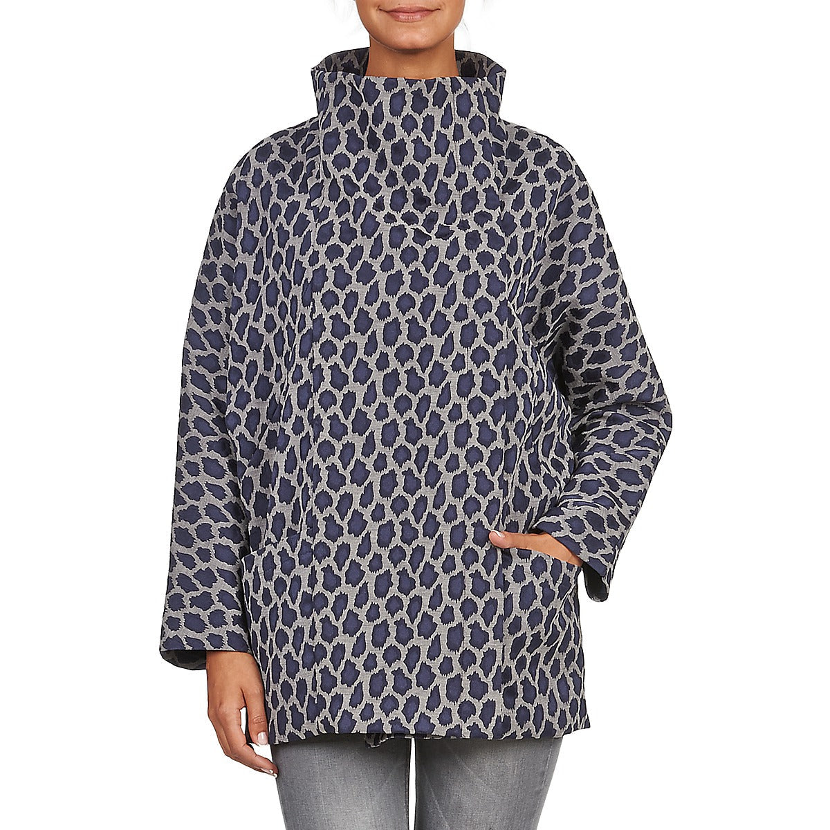 Mantella Donna Naf Naf ADARMELA Blu