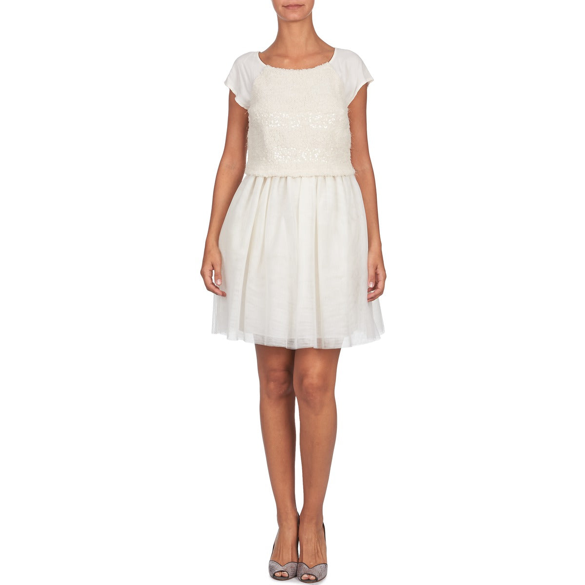 Abito corto Donna Naf Naf LYMELL Bianco