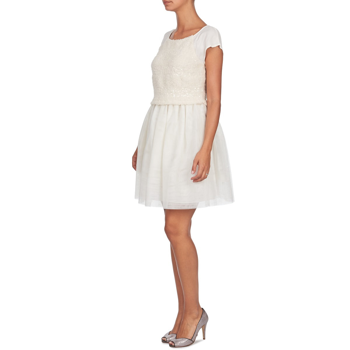 Abito corto Donna Naf Naf LYMELL Bianco