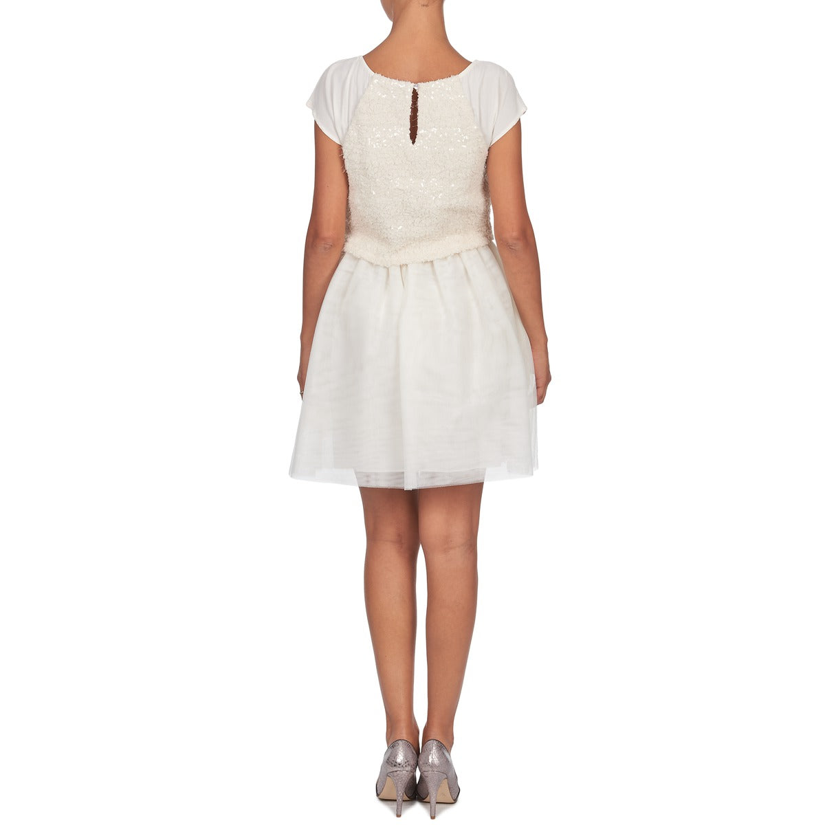 Abito corto Donna Naf Naf LYMELL Bianco