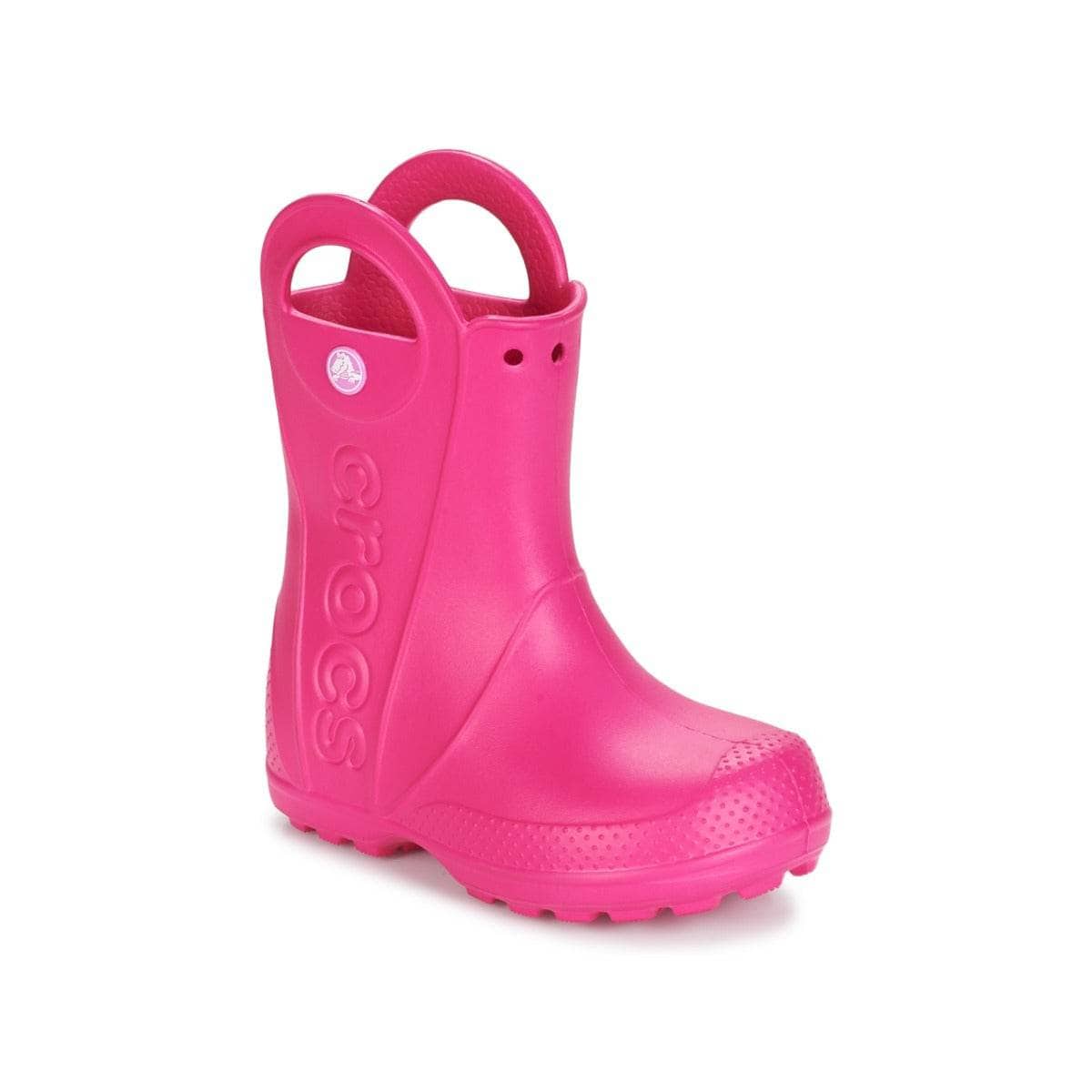 Stivali bambini ragazza Crocs HANDLE IT RAIN BOOT Rosa
