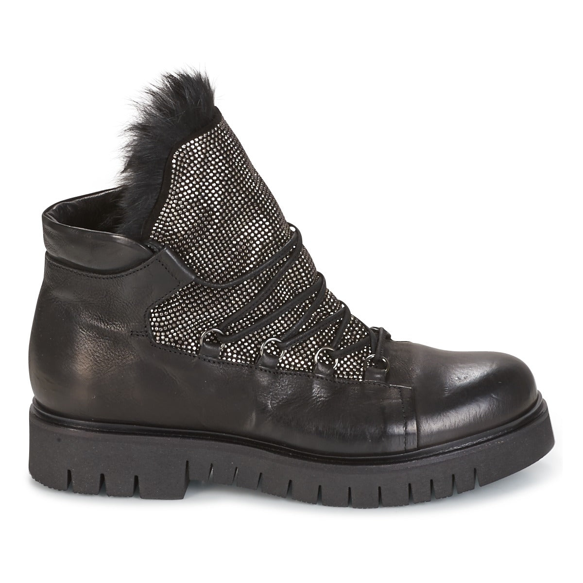 Stivaletti Donna Now BIANCO Nero