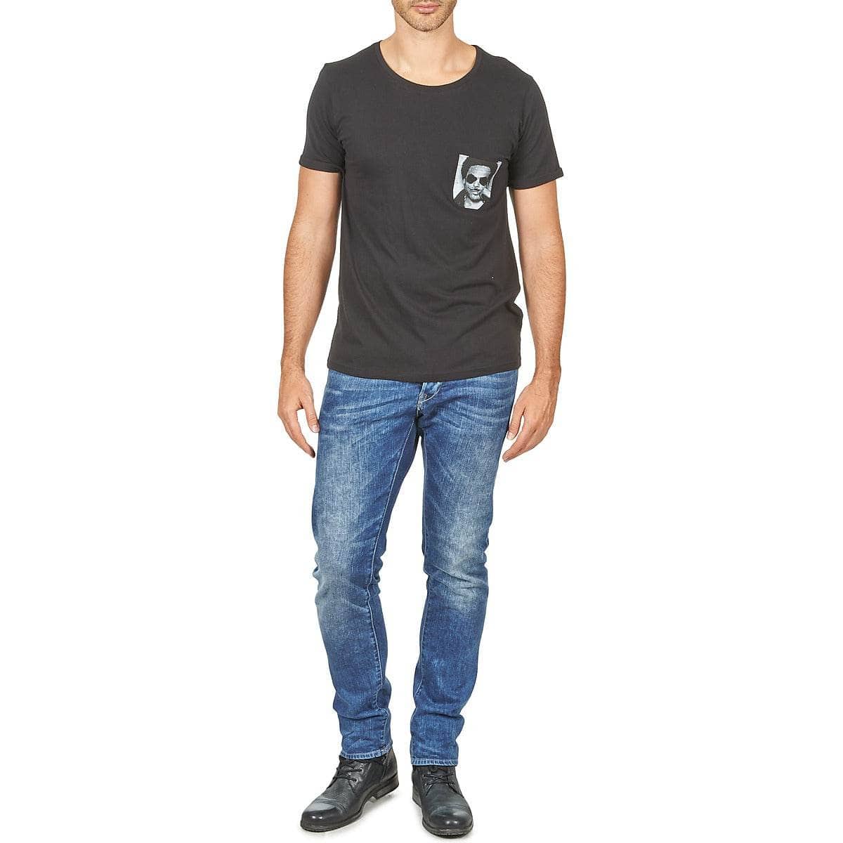 T-shirt Uomo Eleven Paris LENNYPOCK Nero