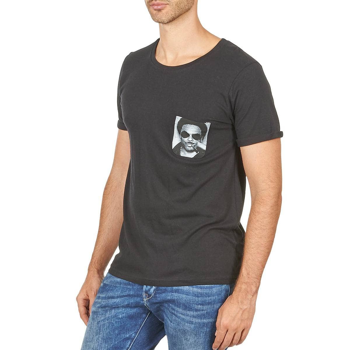 T-shirt Uomo Eleven Paris LENNYPOCK Nero