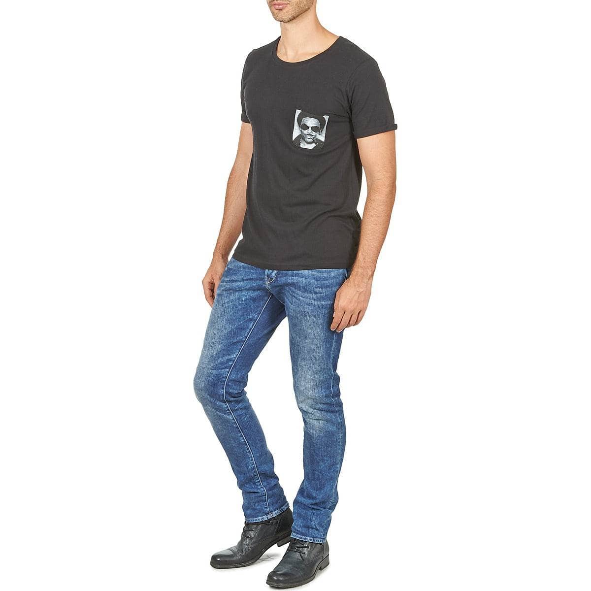 T-shirt Uomo Eleven Paris LENNYPOCK Nero